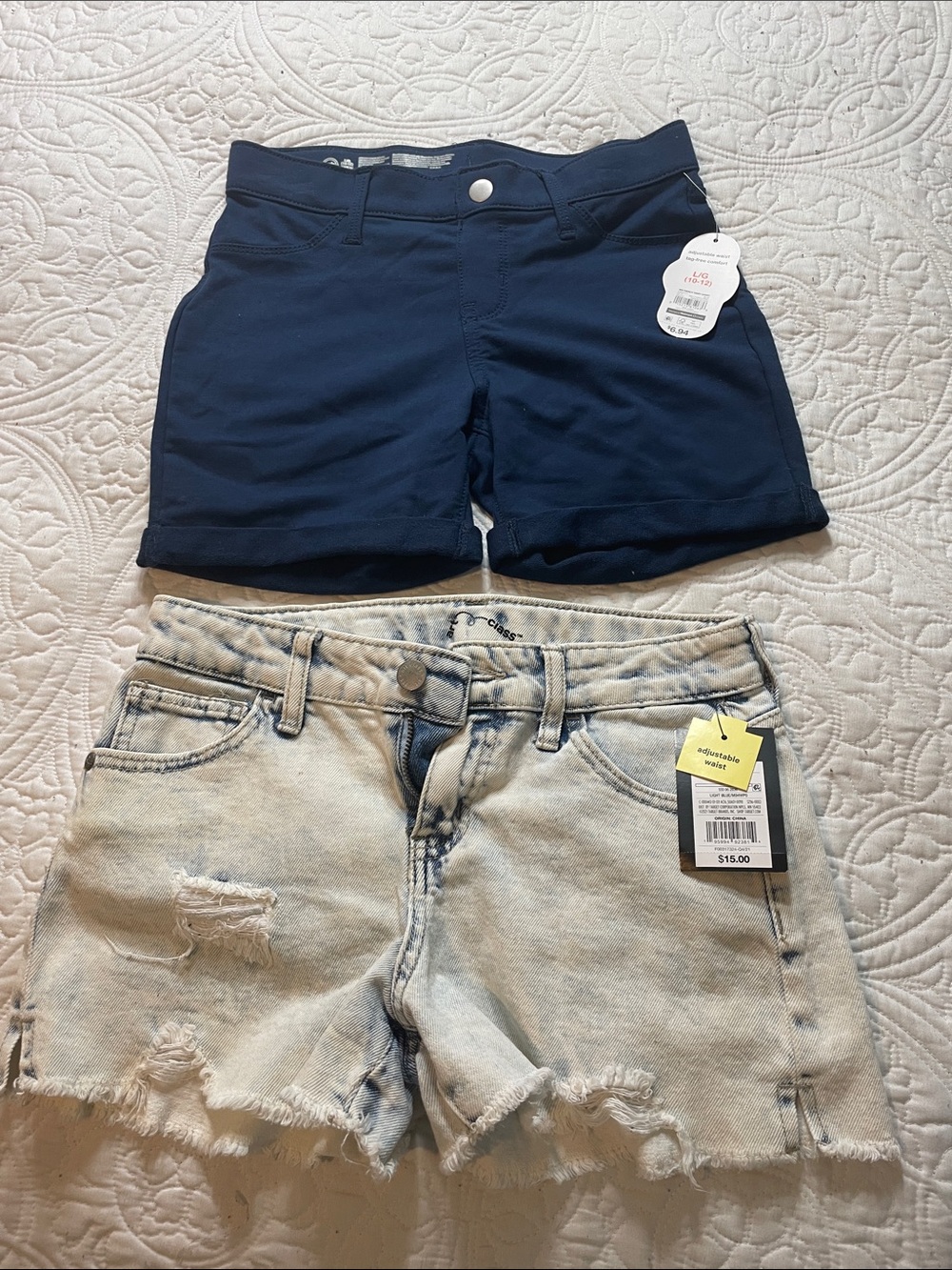 Joe Fresh Navy Stretch Knit Women's Shorts